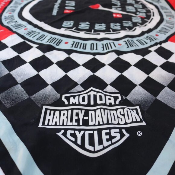 HARLEY DAVIDSON Speedometer Biker Scarf Bandana - Picture 8 of 16